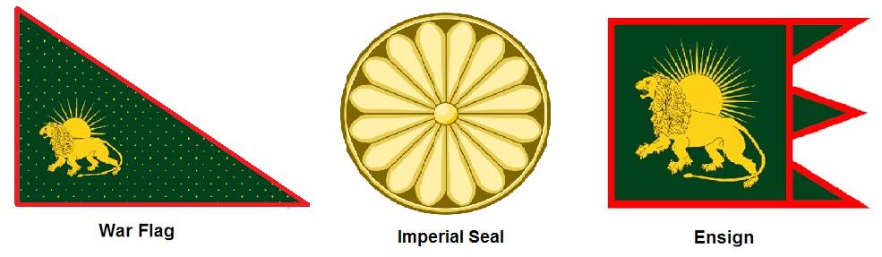 mughal empire history flag