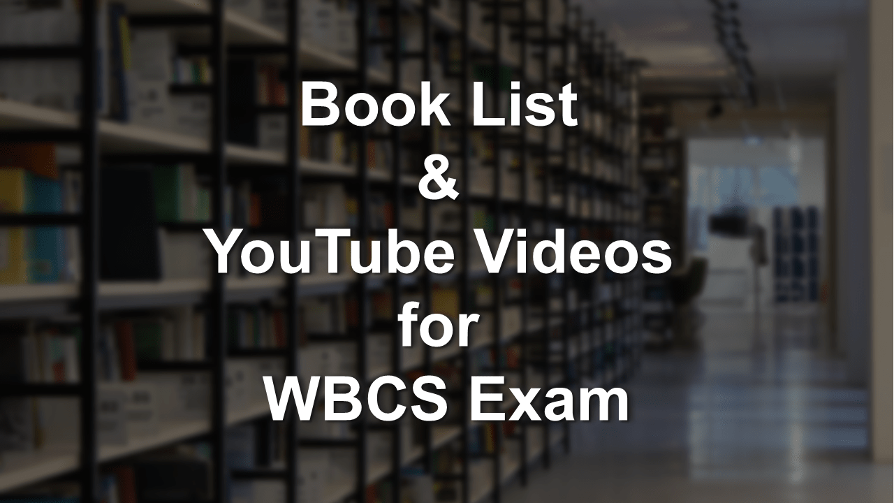 WBCS Book List 