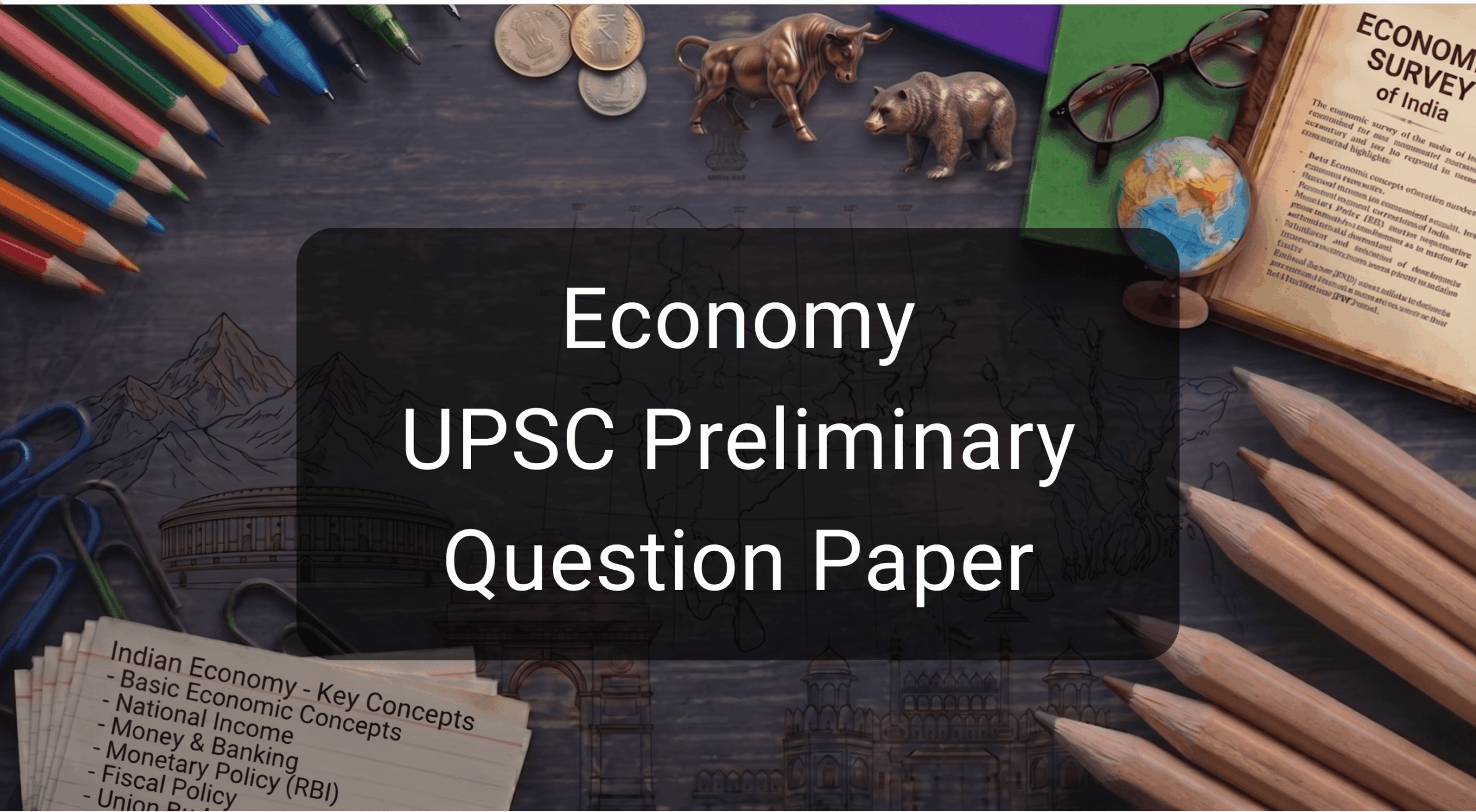 Economy UPSC Preliminary Question Paper