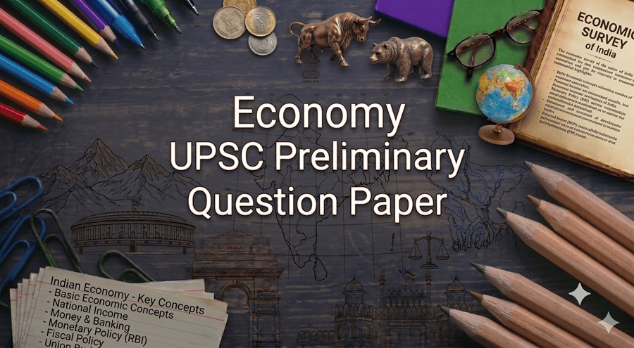 Economy UPSC Preliminary Question Paper