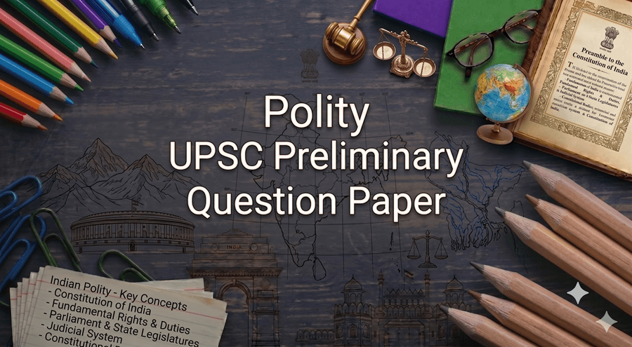 Polity UPSC Preliminary Question Paper