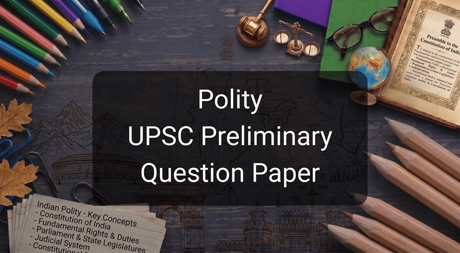 Polity UPSC Preliminary Question Paper