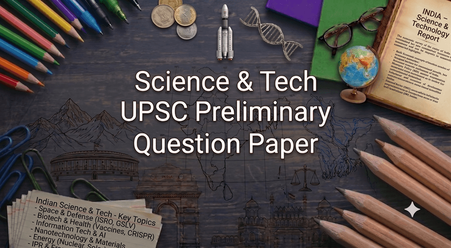 Science & Tech - UPSC preliminary Question Paper